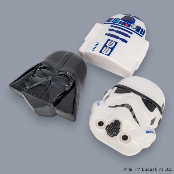 【スター・ウォーズ】ダース・ベイダーなどのデザインのランチボックスが登場！インパクト抜群の立体フォルム「ダイカットランチボックス」がスケーターから新発売！のメイン画像