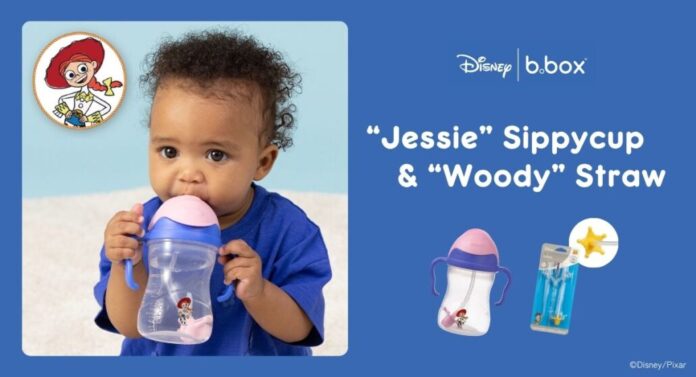 【b.box 新作】ディズニー＆ピクサー映画『トイ・ストーリー』のJessieデザインのシッピーカップとWoodyデザインの替えストローが仲間入り！のメイン画像