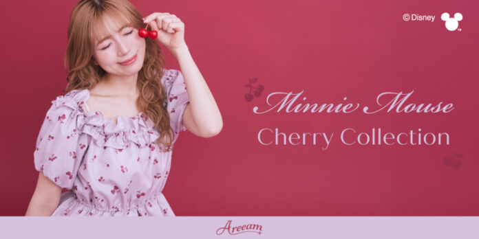 【Areeam】「ミニーマウス」のチェリーコレクションが登場！「ミニー」シェイプを忍ばせた大人可愛いアイテムを5月29日(金)発売のメイン画像