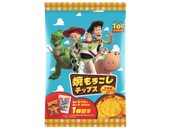 ディズニー＆ピクサー映画最新作が大ヒット公開中！ 「トイ・ストーリー」シリーズの人気キャラクターのカードが付属するお菓子をコンビニエンスストアなどで発売。のメイン画像