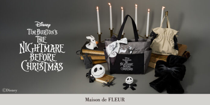 【Maison de FLEUR】「ティム・バートン ナイトメアー・ビフォア・クリスマス」が登場！ハロウィンシーズンを彩るダークな世界観をまとったコレクションのメイン画像